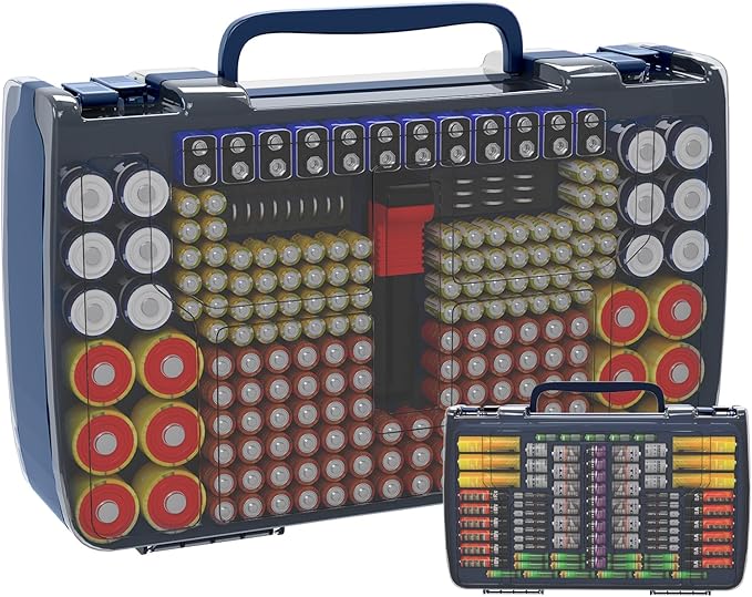 Aptbyte Battery Organizer Storage Holder Box Case by APTBYTE