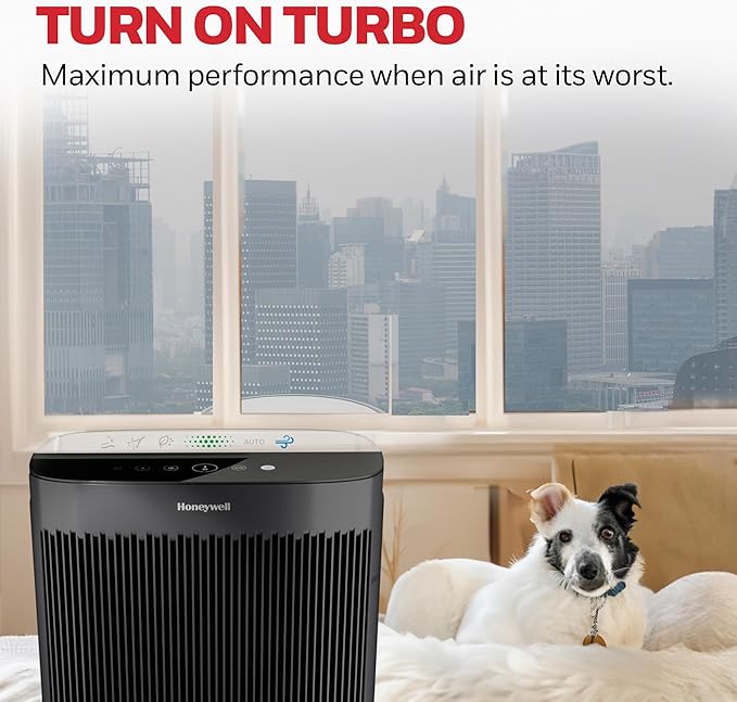 Honeywell HEPA Air Purifier for Home, 1733 Ft² Rooms in 1 hour, Air Quality - Image 5