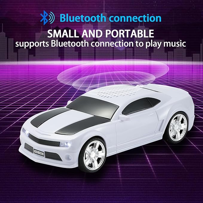 WSTER WS-592 Supercar Design Bluetooth Replica Speaker – Portable Car Model - Image 5