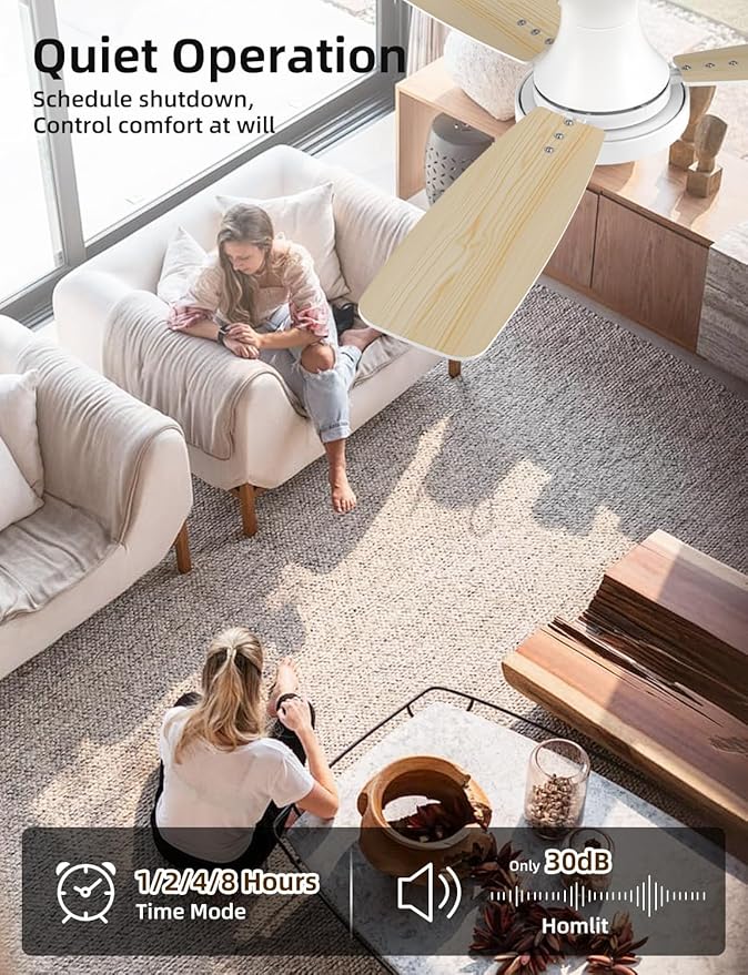 Homlit 42 inch Smart Ceiling Fan - Image 5