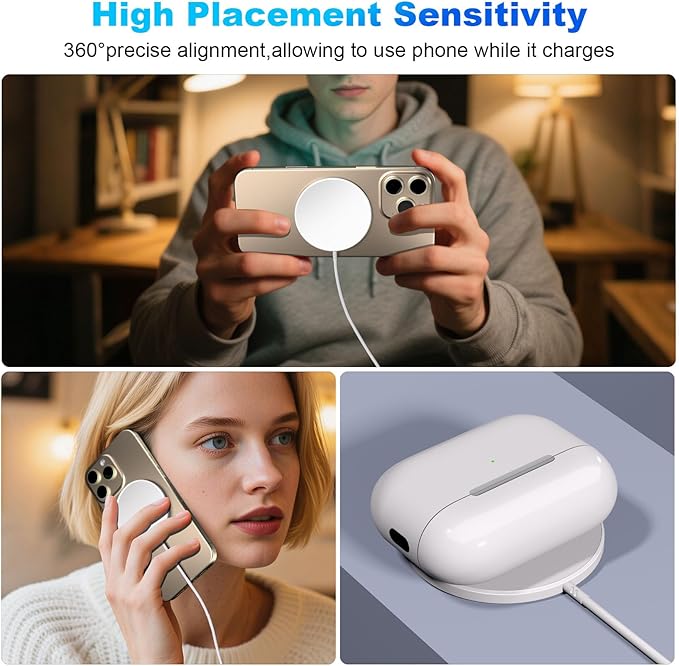 Magnetic Wireless Charger iPhone, Wireless Mag Safe Charger Magnetics Charger - Image 8