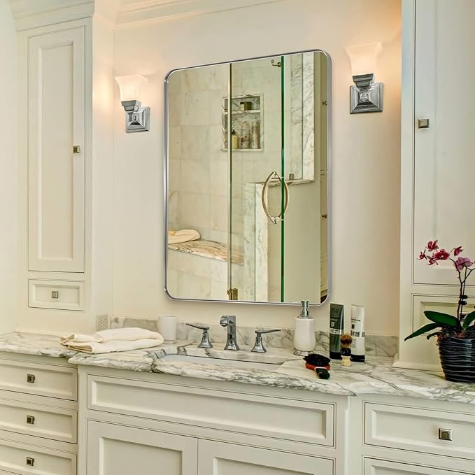 ANDY STAR Wall Mirror Brushed Nickel - Image 6