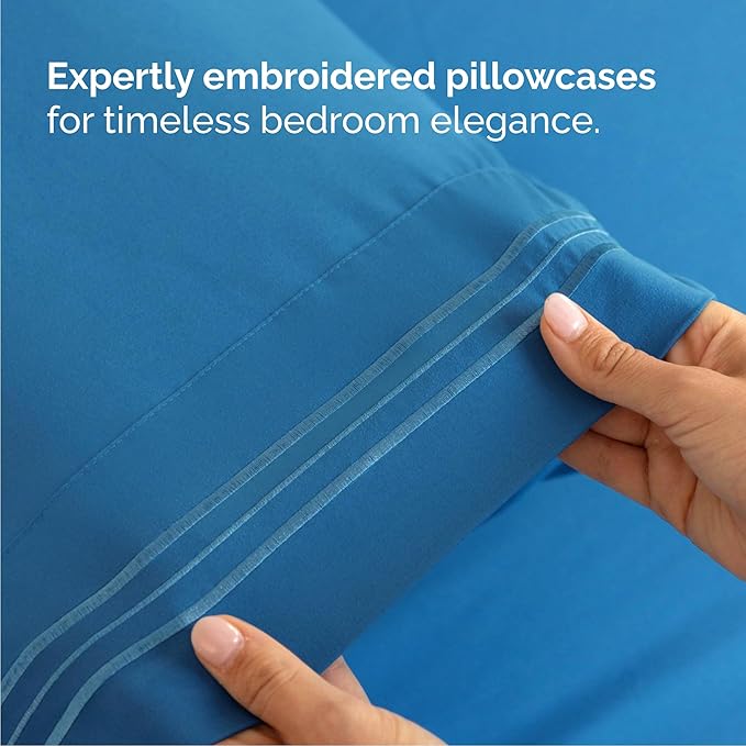 Queen Size 4 Piece Sheet Set - Image 6