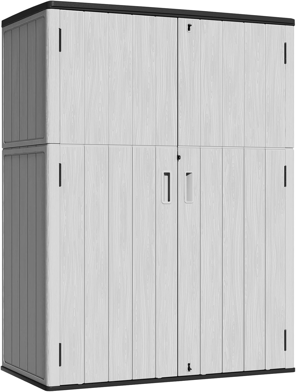 kinying outdoor storage shed,57cu.ft resin vertical outdoor storage, main product view