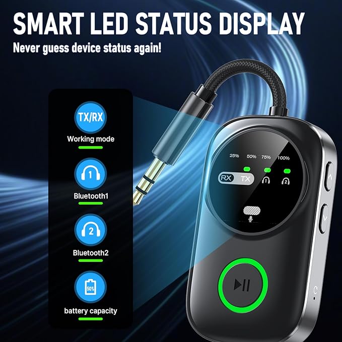 PinPure Bluetooth 5.4 Transmitter Receiver - Image 2