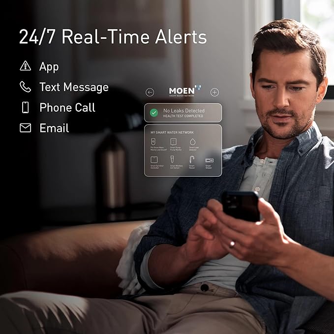 Moen Flo Smart Water Monitor and Automatic Shutoff Sensor, Wi-Fi Connected - Image 19