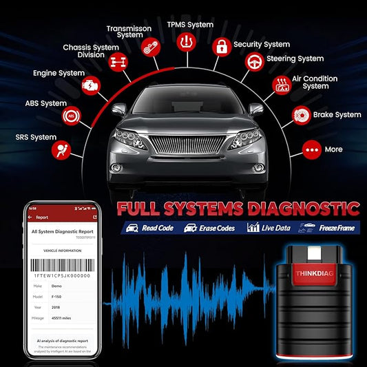 Thinkdiag OBD2 Scanner Bluetooth Full System Bidirectional Diagnostic Scan Tool - Image 3