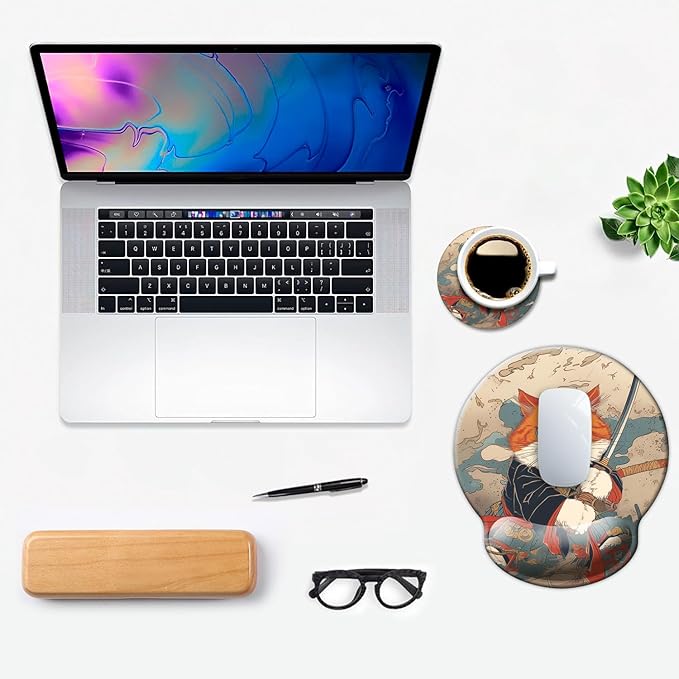 Ergonomic Mouse Pad with Wrist Support, Mouse Pad with Wrist Rest, Relieve - Image 7