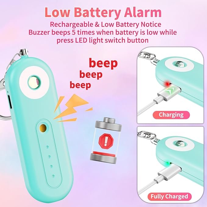 Rechargeable Personal Safety Alarm - Image 5