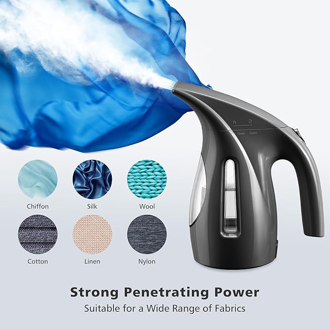 HiLIFE Steamer for Clothes, Portable Handheld Design, 240ml Big Capacity - Image 4