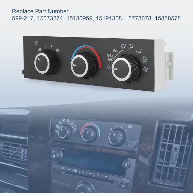 DICMIC Front A/C Heater Climate Control Module Compatible - Image 2