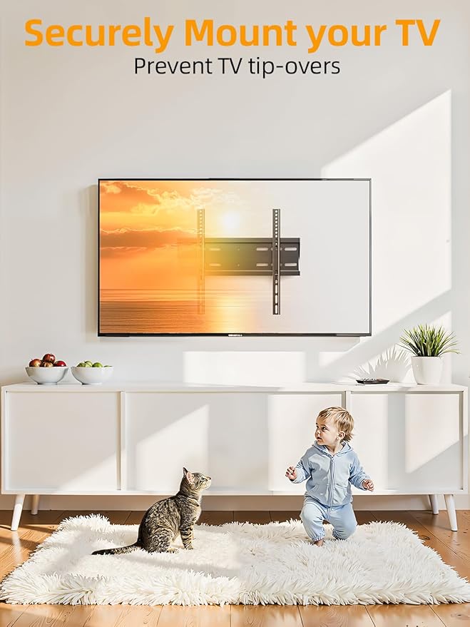 IWORKBOARD 43 50 55 inch Fixed Low Profile TV Wall Mount - Image 4