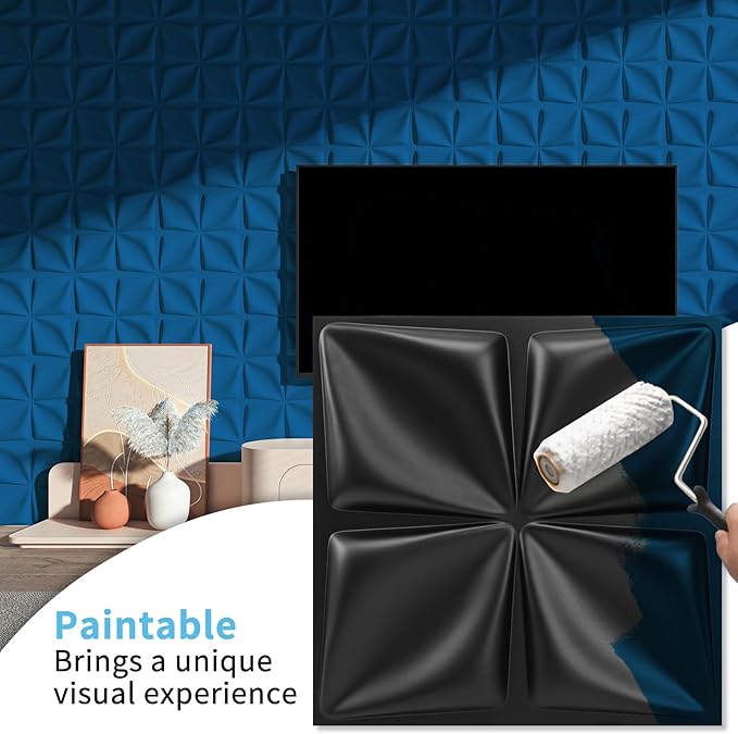 Art3d 20 Pack Decorative 3D Wall Panels, 19 Sq.Feet PVC Interior Wall Décor - Image 3