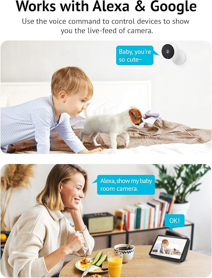 LaView 5MP 3K Cameras for Home Security Indoor, Home Security Camera for - Image 8