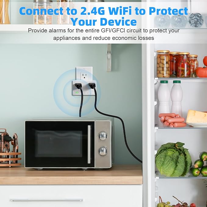 Freezer Alarm Wireless WiFi Alert 2.4GHz, Power Failure Alarm - Image 7
