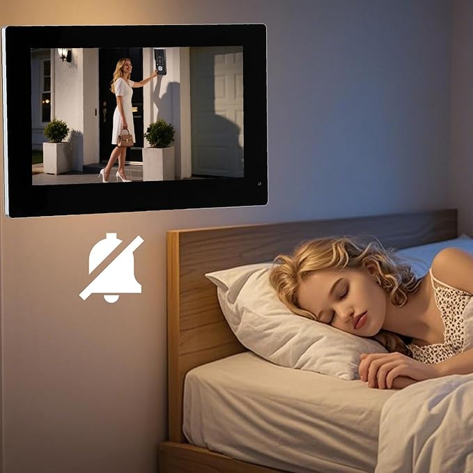 KeonBell Video Door intercom 2-Wired, doorbell withCamera, Full HD Camera - Image 9