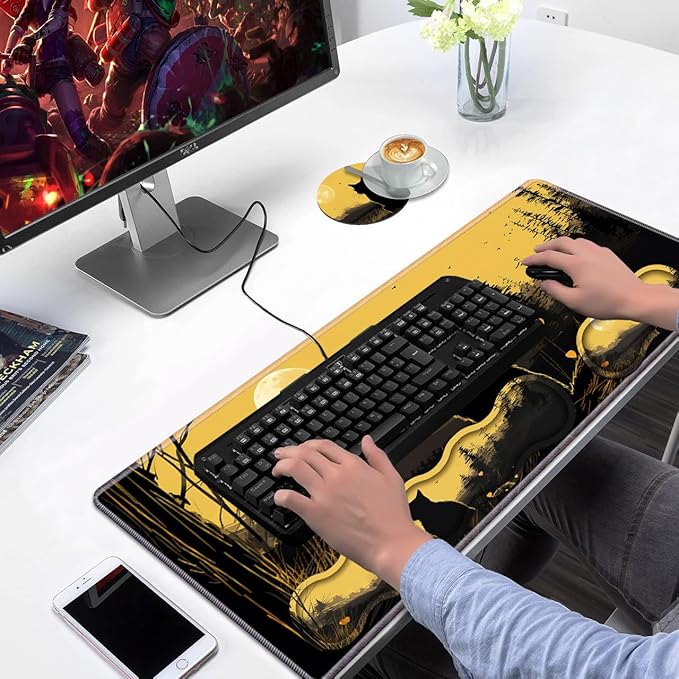 Ergonomic Keyboard Wrist Rest & Mouse Pad Wrist Rest Set, Large XXL Gaming Desk - Image 7