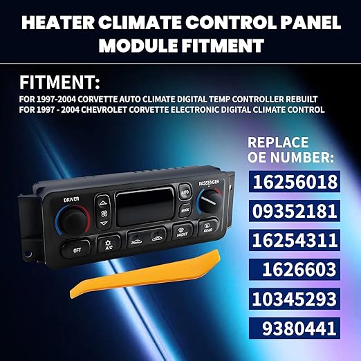 09352181 AC Climate Control Module Compatible - Image 2