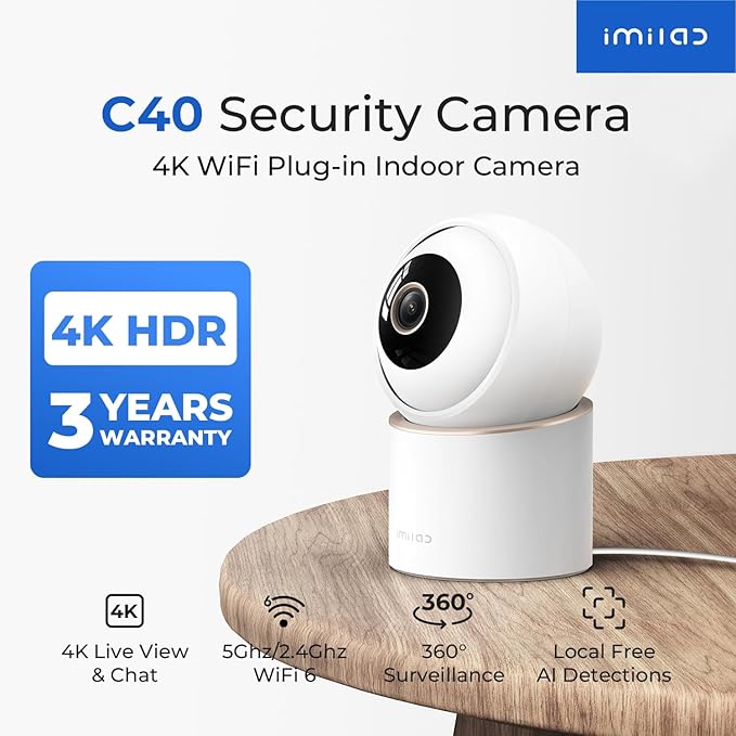 IMILAB C40 4K Indoor Security Camera, Room Camera - Image 2