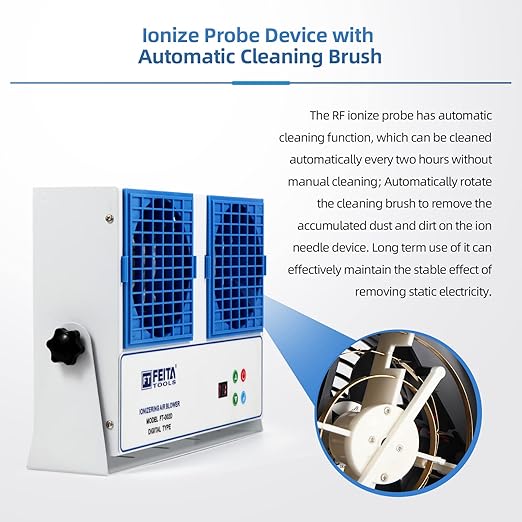 FEITA Ionizing Air Blower Anti Static Ionizer New Cleaning Type Static Fan - Image 4