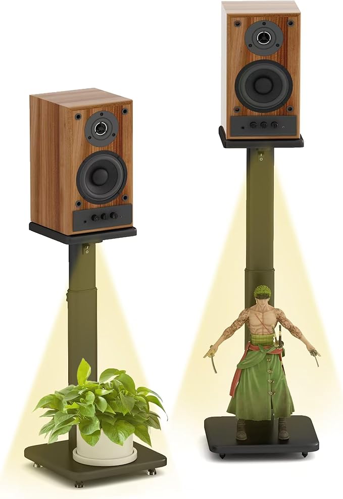 Universal Bookshelf Speaker Stands Pair - Image 7
