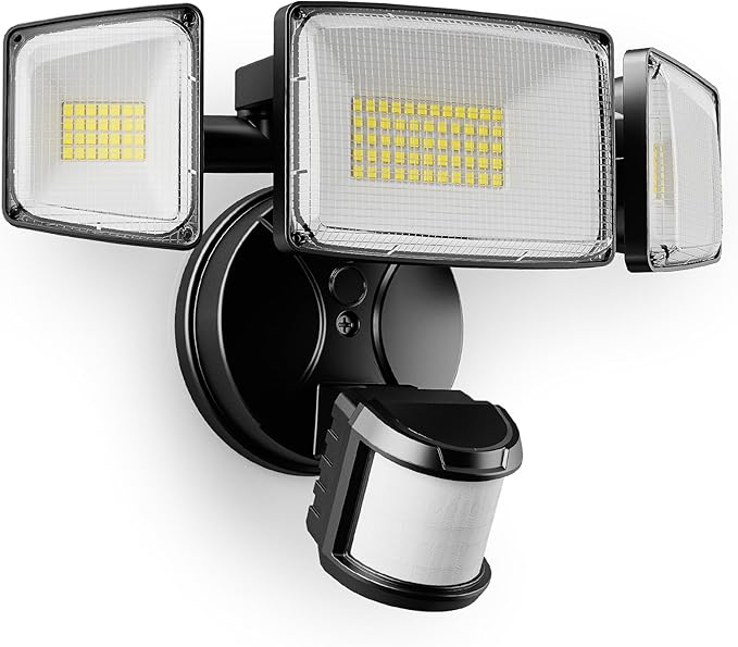 Onforu 100W LED Motion Sensor Outdoor Lights, Dusk to Dawn Flood Light Outdoor by Onforu