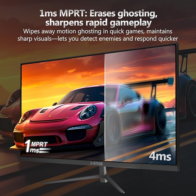 Z-Edge 24 inch 240Hz 165Hz Gaming Monitor, FHD 1080p, MPRT 1ms, IPS Monitor - Image 3