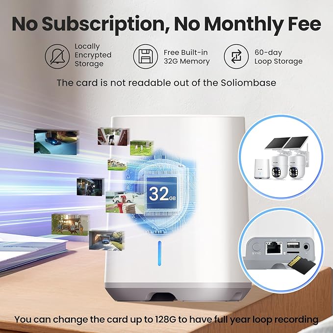 SOLIOM- 5MP Security Cameras Wireless Outdoor, No Subscription, 2-Cam Pack - Image 3