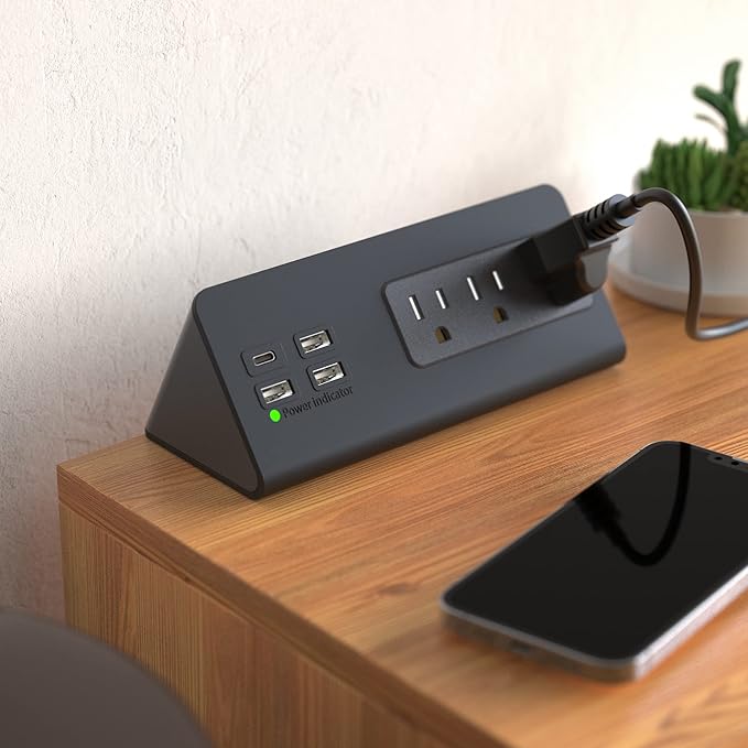 Nightstand Edge Mount Power Strip - Image 7