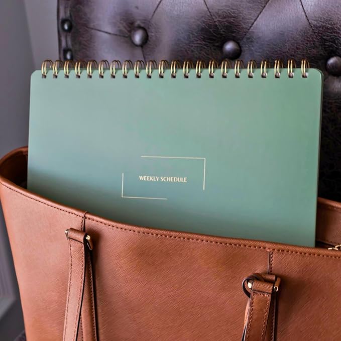 Undated Weekly Planner | 8.25” x 11.75” Work To-Do Notebook | ADHD Academic - Image 9