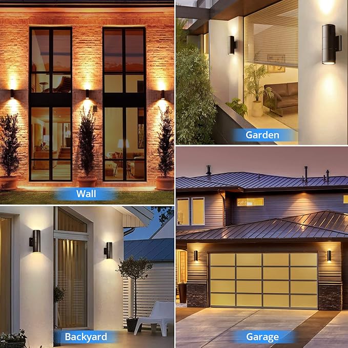 wowlite Dusk to Dawn Outdoor Light Fixture, Up and Down Lights Outdoor Lights - Image 8