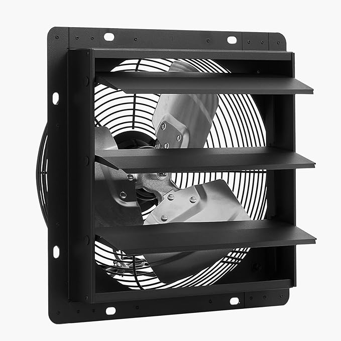 VEVOR 10 inch Shutter Exhaust Fan, Wall Mounted Attic Vent Fan - Image 9