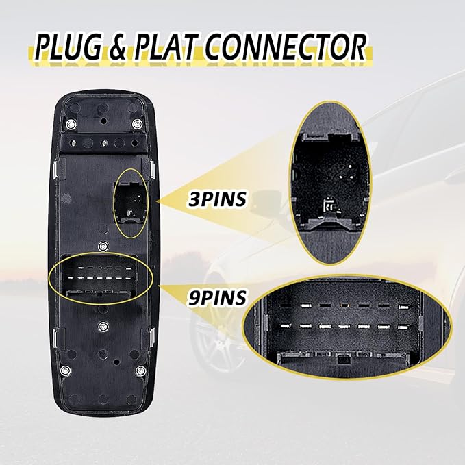 Vurkcy Driver Side Power Window Switch Door Lock Control Button Compatible - Image 3