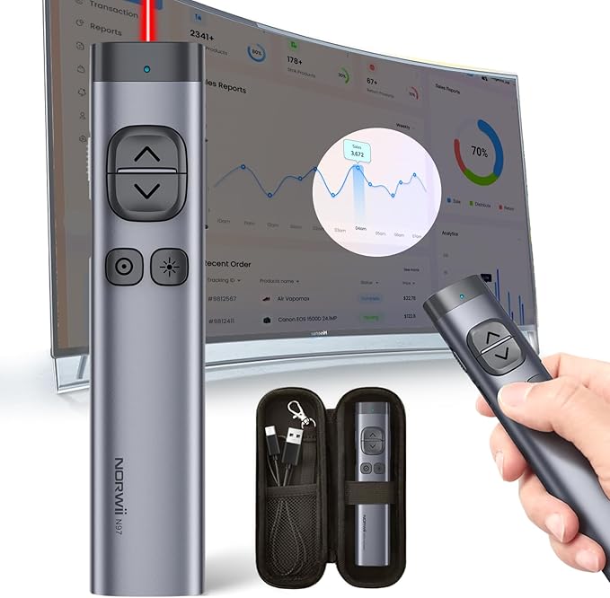 Norwii N97s TV Screen Presentation Clicker by Norwii