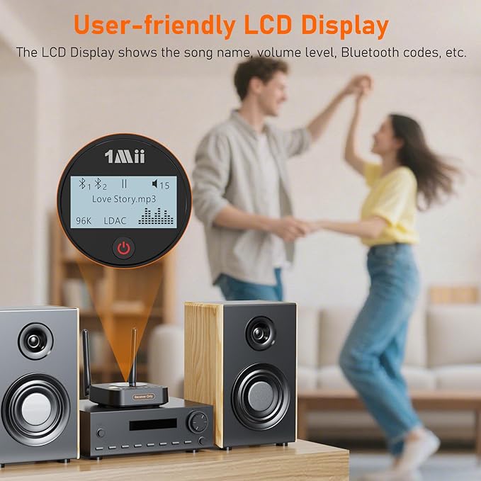 1Mii B06Pro+ Hi-Fi Bluetooth 5.2 Audio Receiver, LDAC Hi-Res Wireless Audio - Image 7