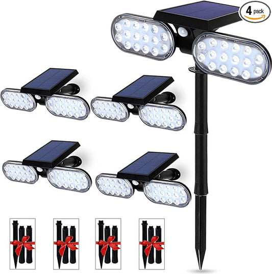 EMANER Outdoor Motion Lights Solar Powered, Solar Flood Lights, Stay On or by EMANER%C2%AE
