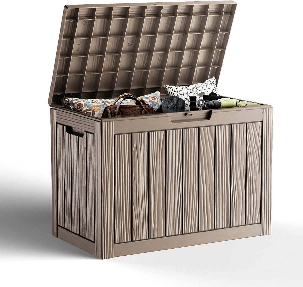 50 gallon outdoor storage box, resin deck boxes, main product view