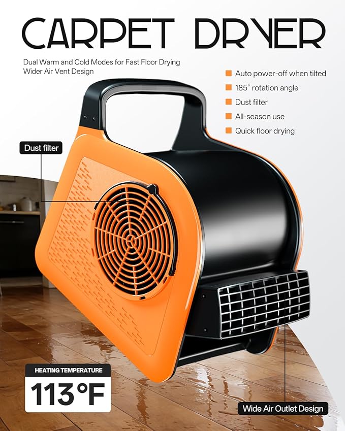 Puligoth Air Mover Blower Fan: High Velocity Floor Fans - Image 3