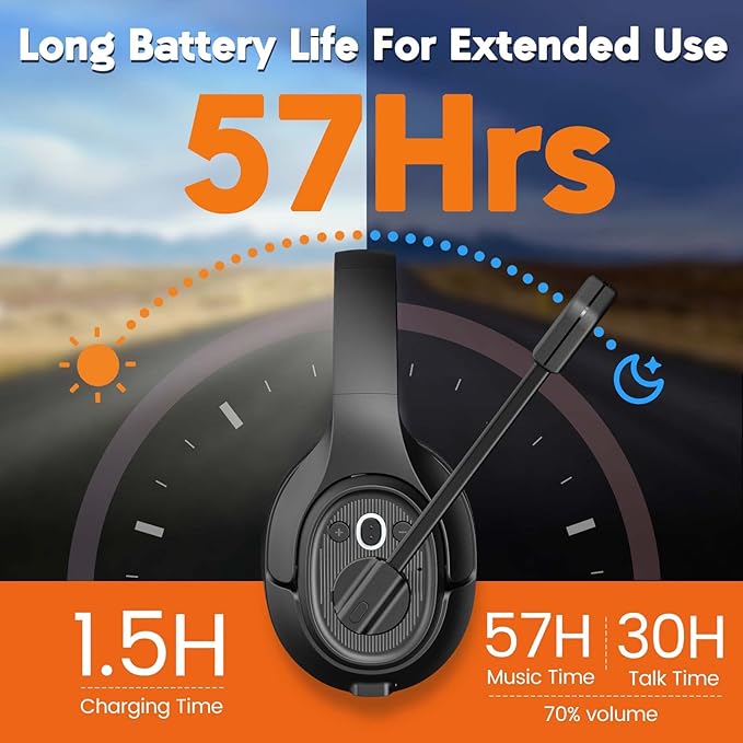 EKSA Trucker Bluetooth Headset - Image 4