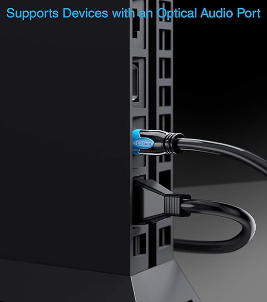 BlueRigger Digital Optical Audio Toslink Cable - Image 4