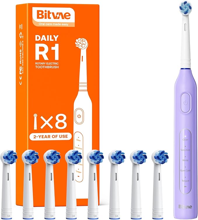 Bitvae R1 Rotating Electric Toothbrush by Bitvae