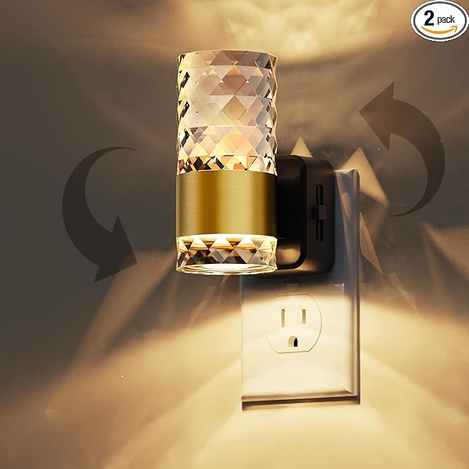 L LOHAS LED Night Light, Modern Night Lights Plug into Wall, 3000K Soft Warm by LLOHASLED