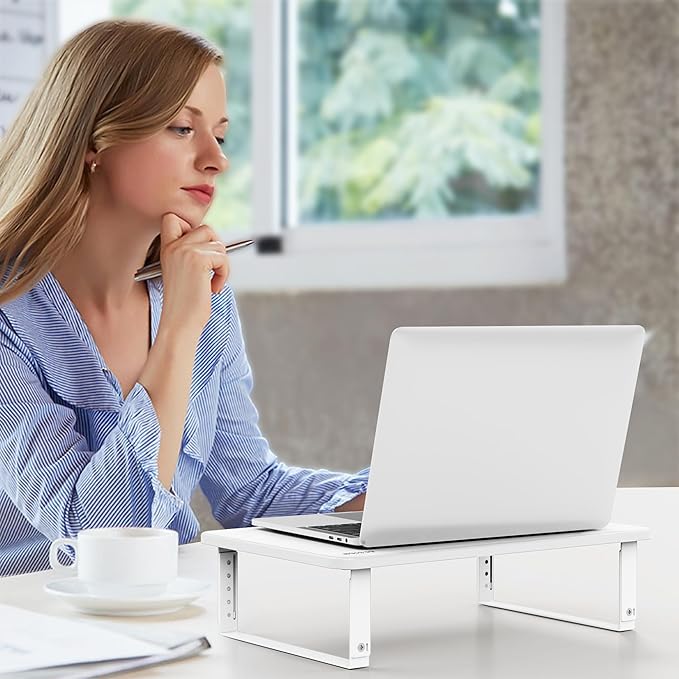 BESIGN MS01 Monitor Stand Riser, Height Adjustable Laptop Stand, Computer - Image 4
