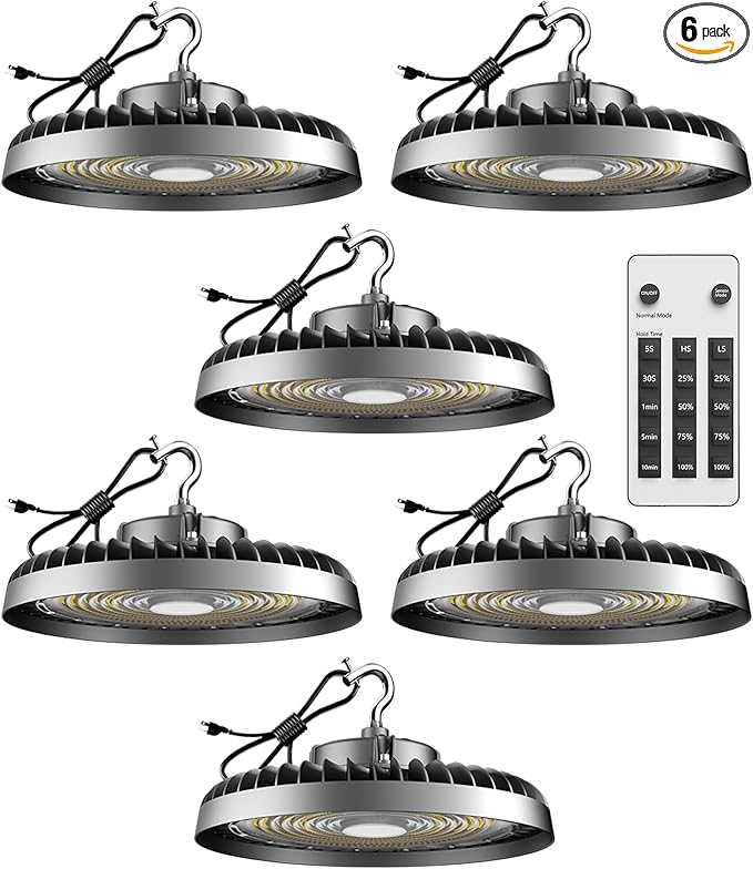 Lightdot Smart 250W High Bay LED Shop Lights 37, 500LM High Bay Lights by LightdotLighting