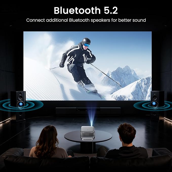 2000 ANSI Official Licensed Google TV Outdoor Projector 4K Full HD, Smart - Image 8