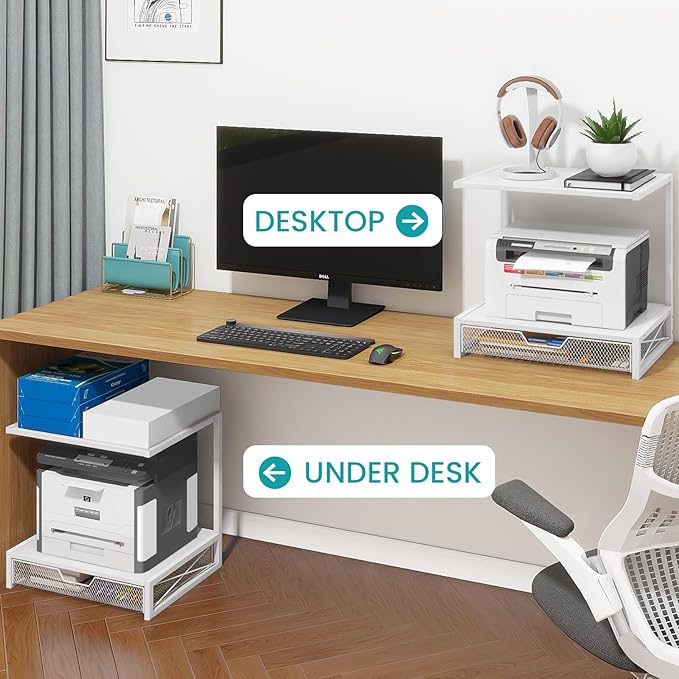 ELITEROO Printer Stand for Desk - Image 3