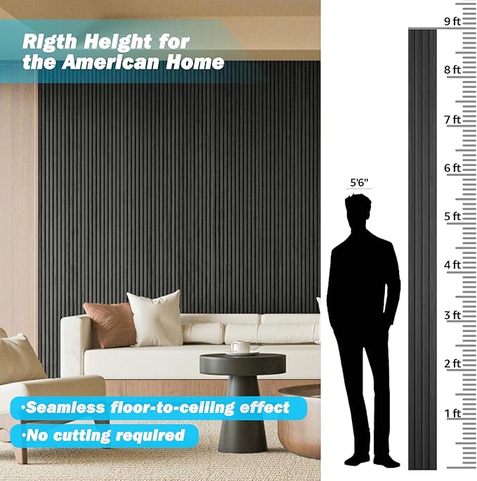 Art3d Slat Wood Wall Paneling for Interior and Ceiling Decoration - Image 2