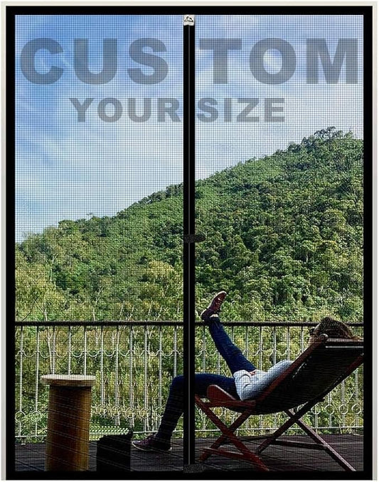 Yotache Customized Magnetic Screen Door, Anti-Tearing Reinforced Screens by yotache
