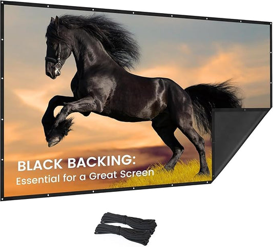 2025 Upgraded Portable Projector Screen by Iolieo