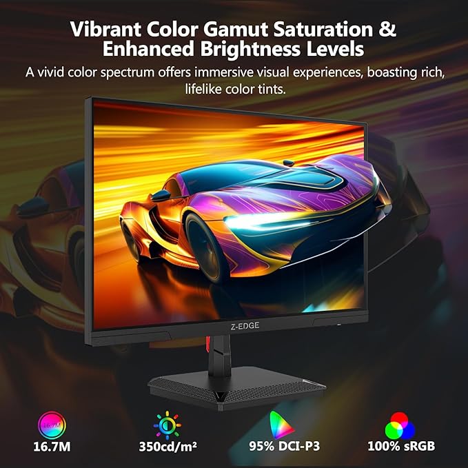 Z-Edge 27 inch Gaming Monitor 320Hz 300Hz, 2K QHD 1440P Fast IPS Monitor - Image 4